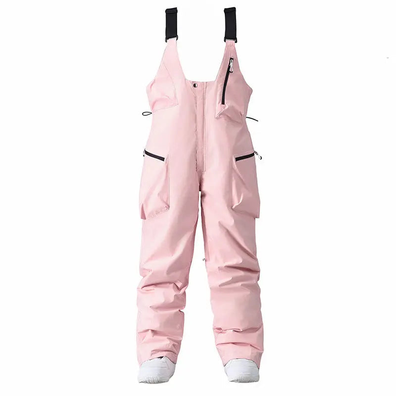 Insulated Snowboard Jacket and Bib Pants Set for Winter Sports
