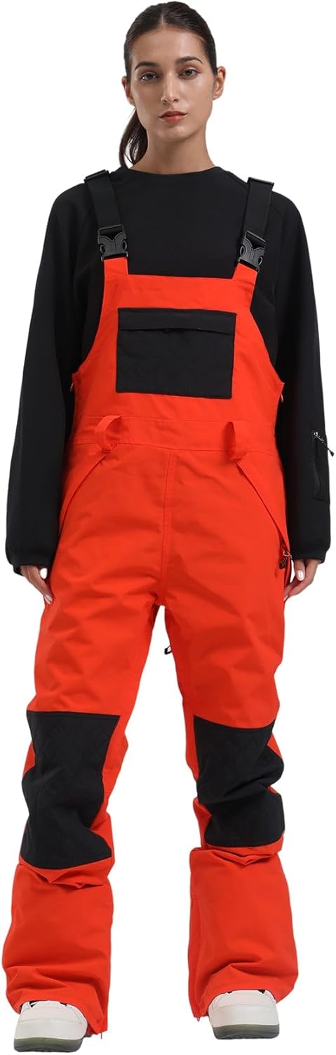 Pantalon de ski femme bretelles snowboard imperméable