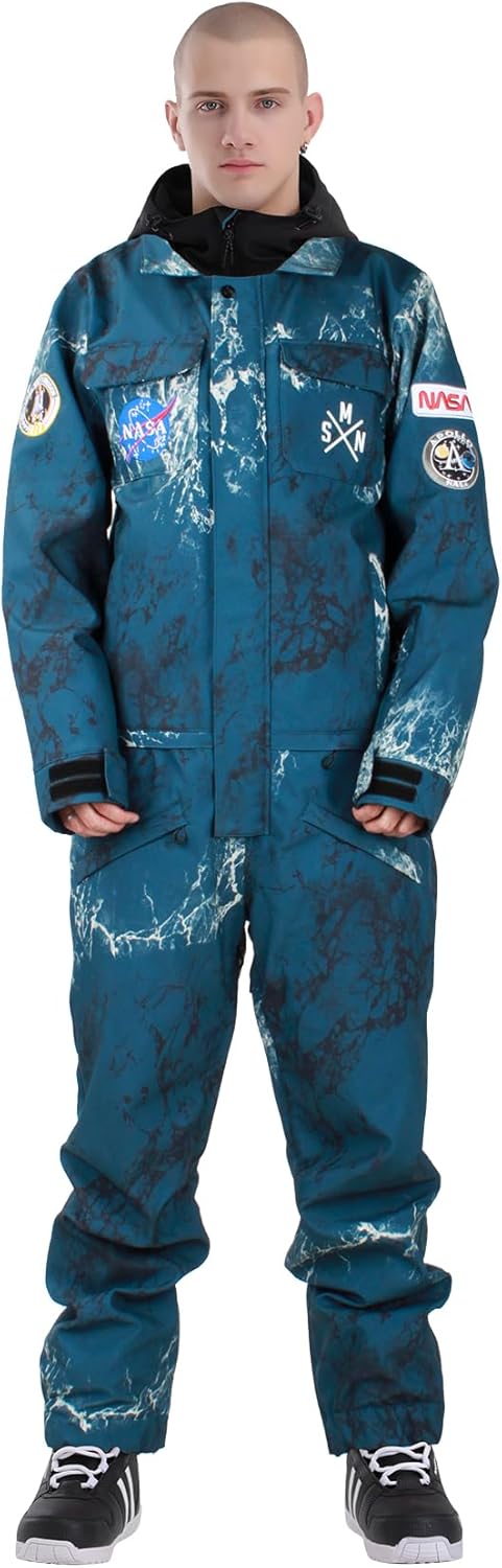 Combinaison de ski une pièce femme homme imperméable coupe-vent
