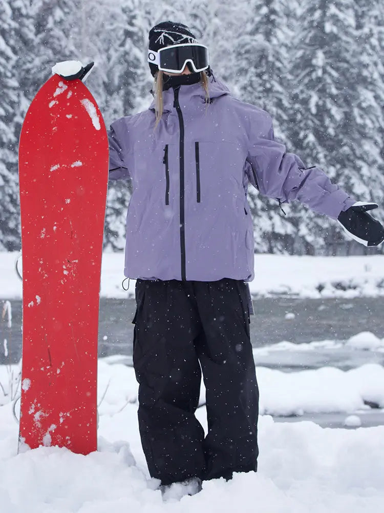 Combinaison de ski hiver adulte style baggy chaude