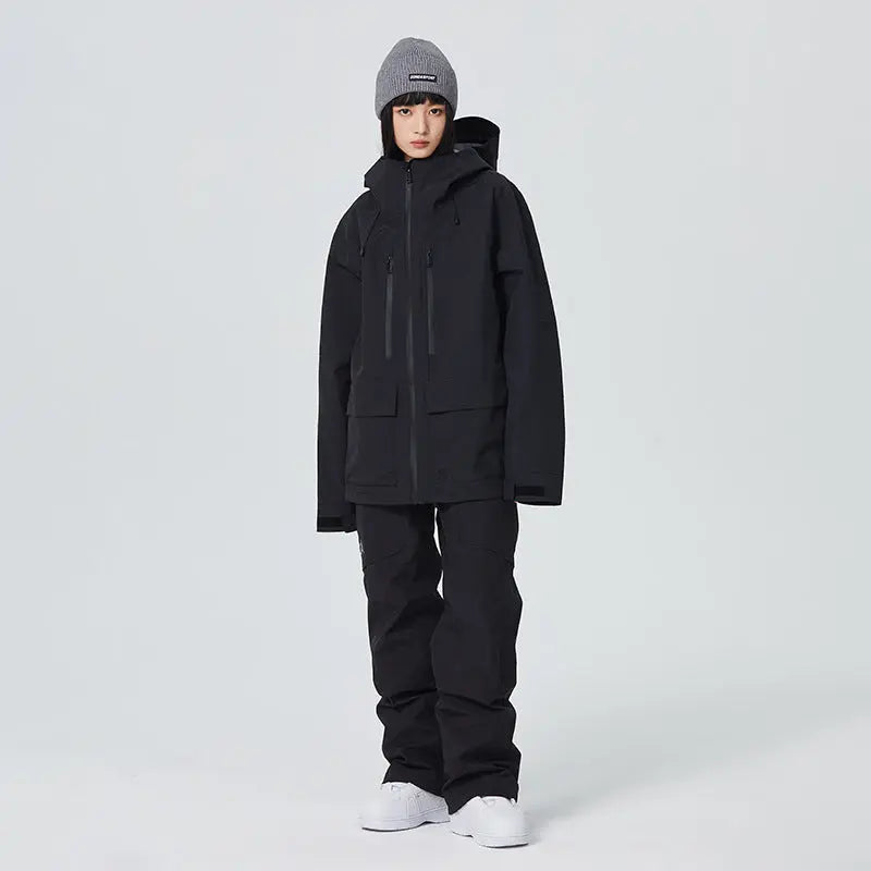 Shell Ski Suits Unisex Winter Snowsuits Set