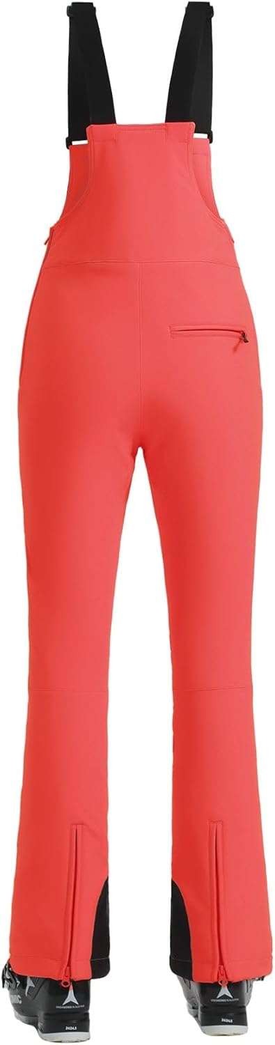 Women’s Slim Fit Insulated Ski Bib Snow Pants Waterproof Warm