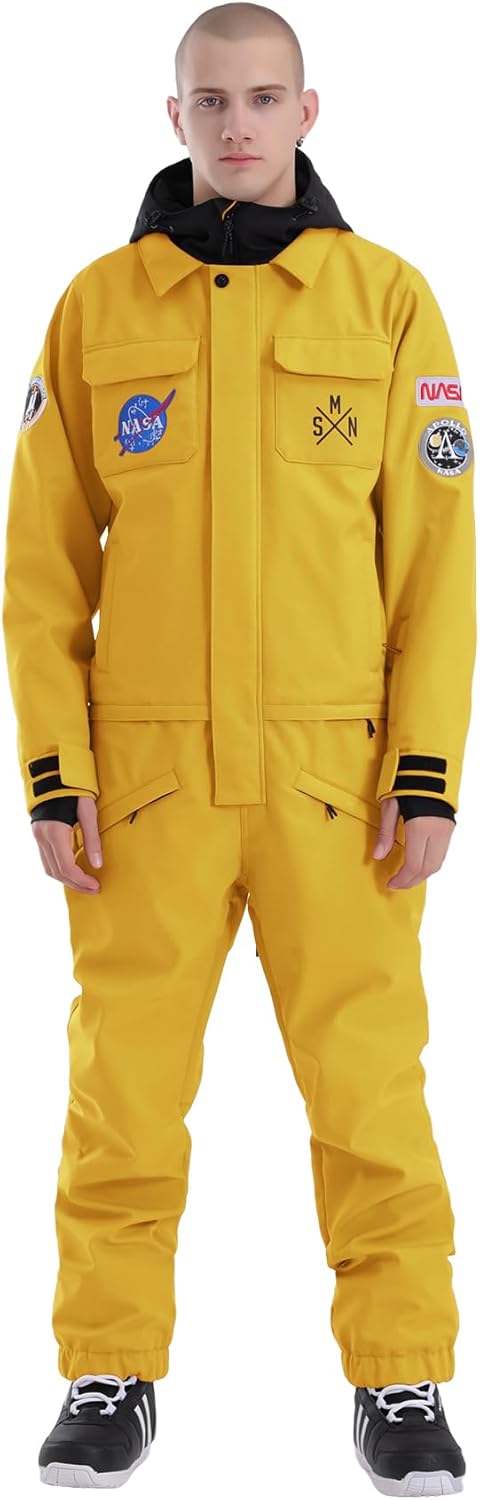 Combinaison de ski une pièce femme homme imperméable coupe-vent
