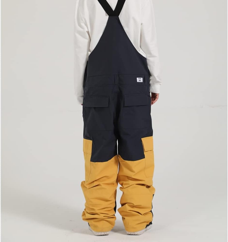 Women Men Ski Bibs Snowboard Pants Snow Bibs