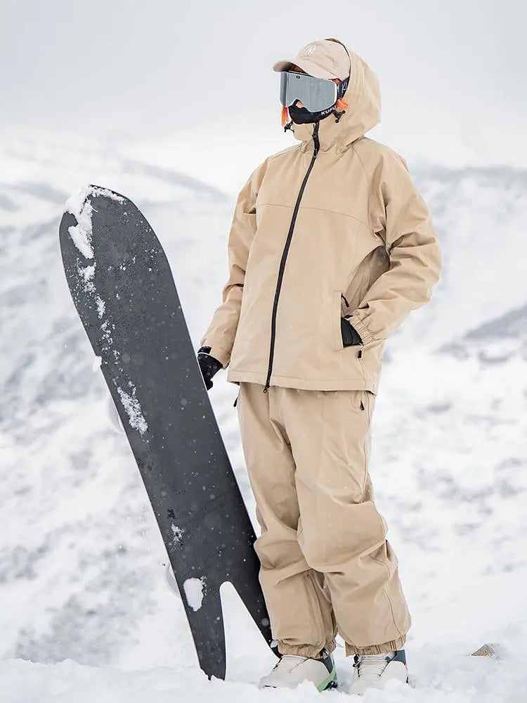Adult Adventure Snowsuits 3L Ski Jacket Pants Set Outfits