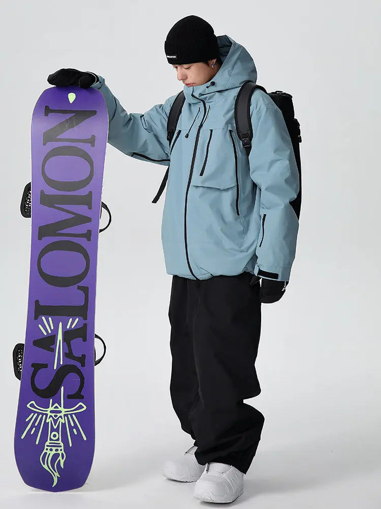 Unisex Baggy Freestyle Ski Suit One Piece Snowboard Outfit