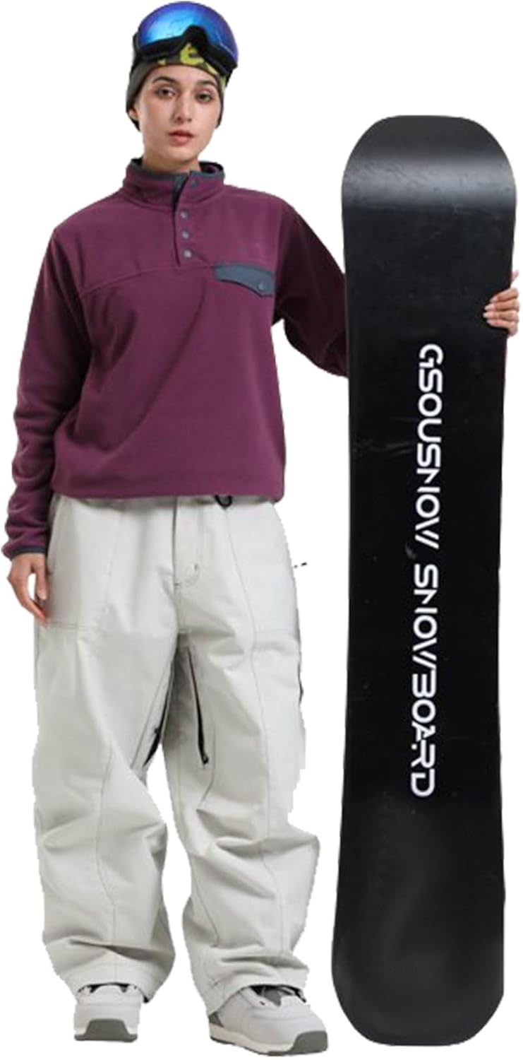 Womens Mens Snowboard Pants Super Baggy Ski Snow Pants