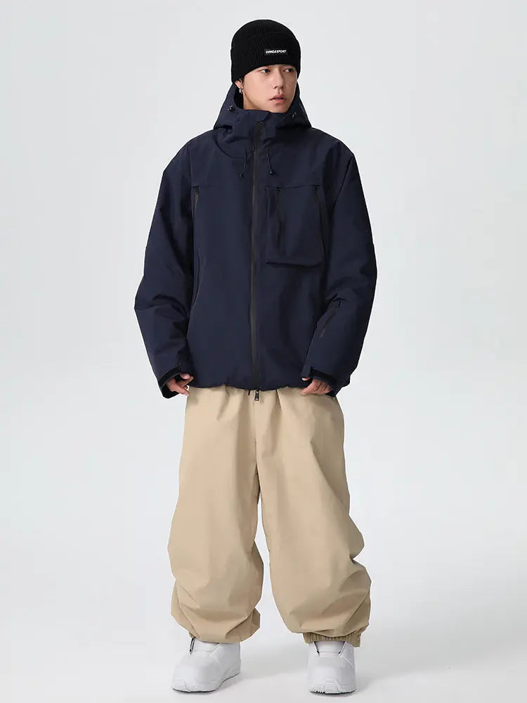 Unisex Baggy Freestyle Ski Suit One Piece Snowboard Outfit