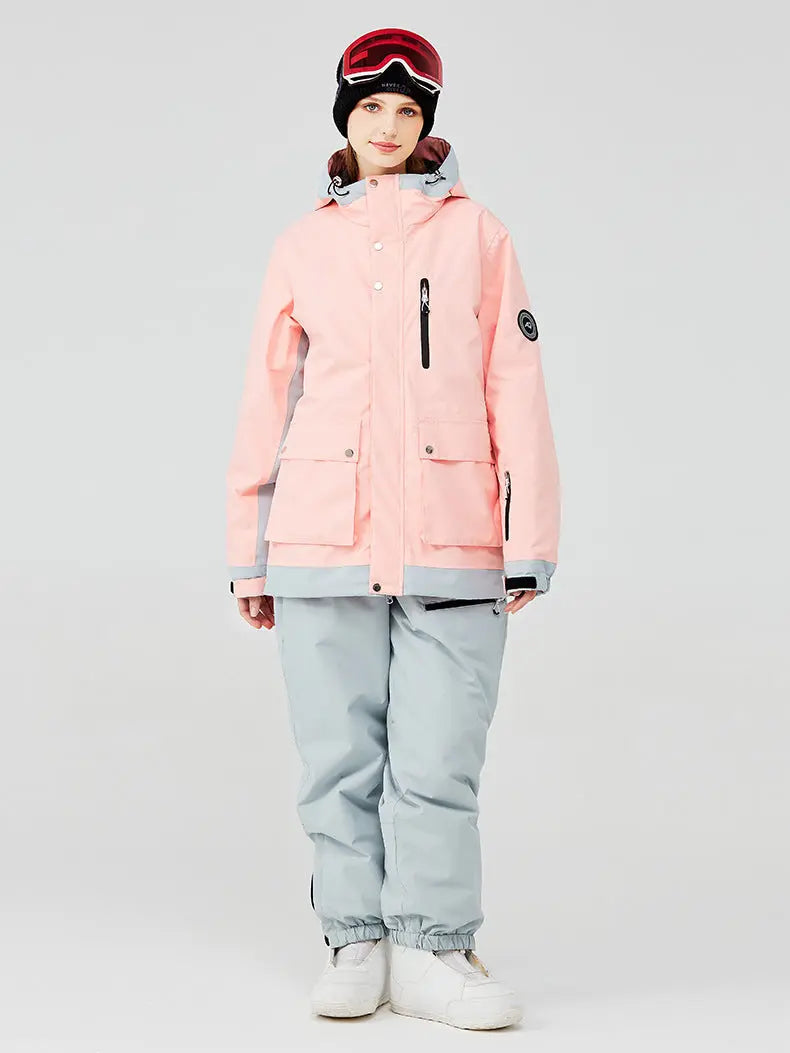 Women’s Outdoor Snowboarding Jacket and Pants Winter Suit