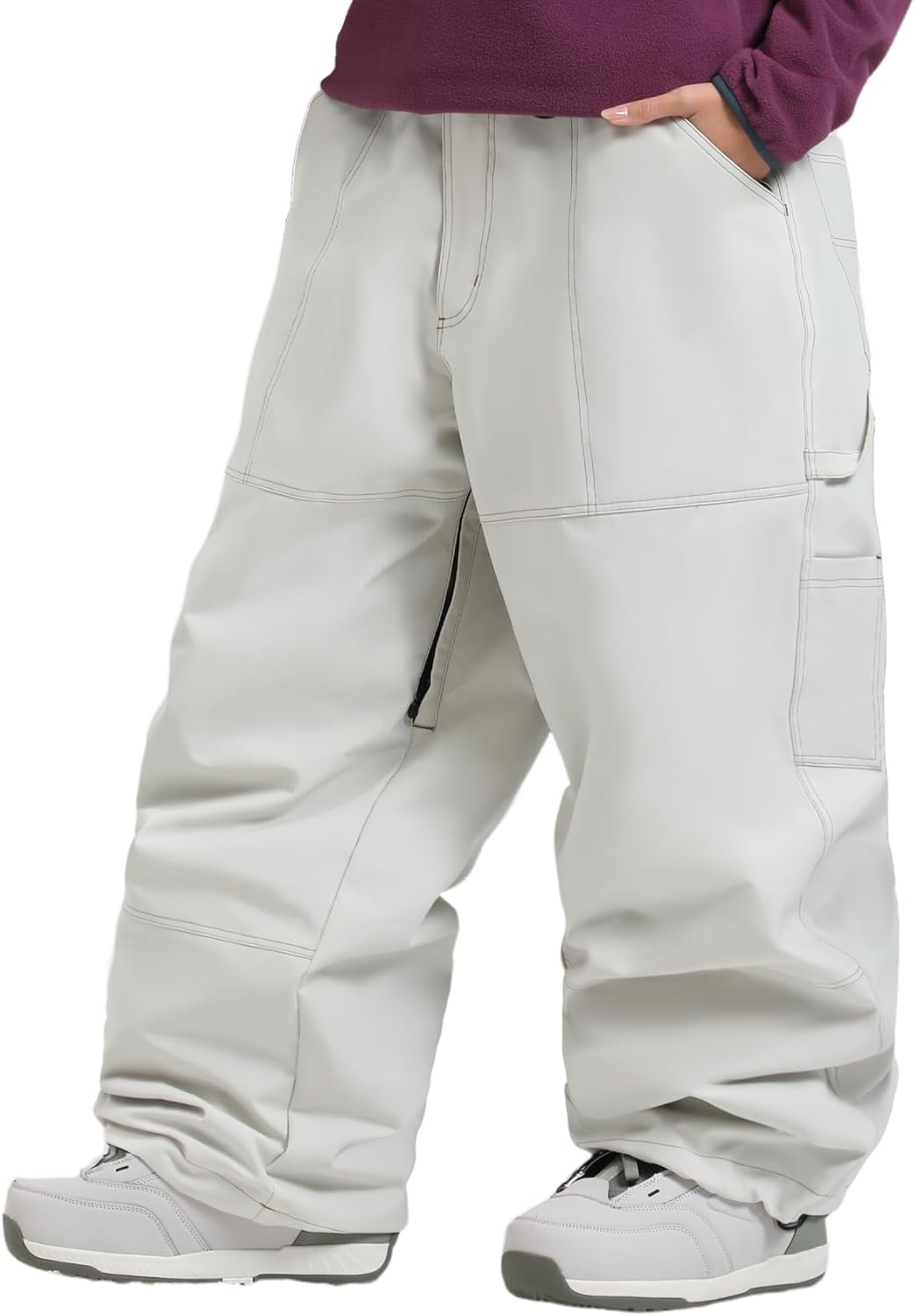 Womens Mens Snowboard Pants Super Baggy Ski Snow Pants