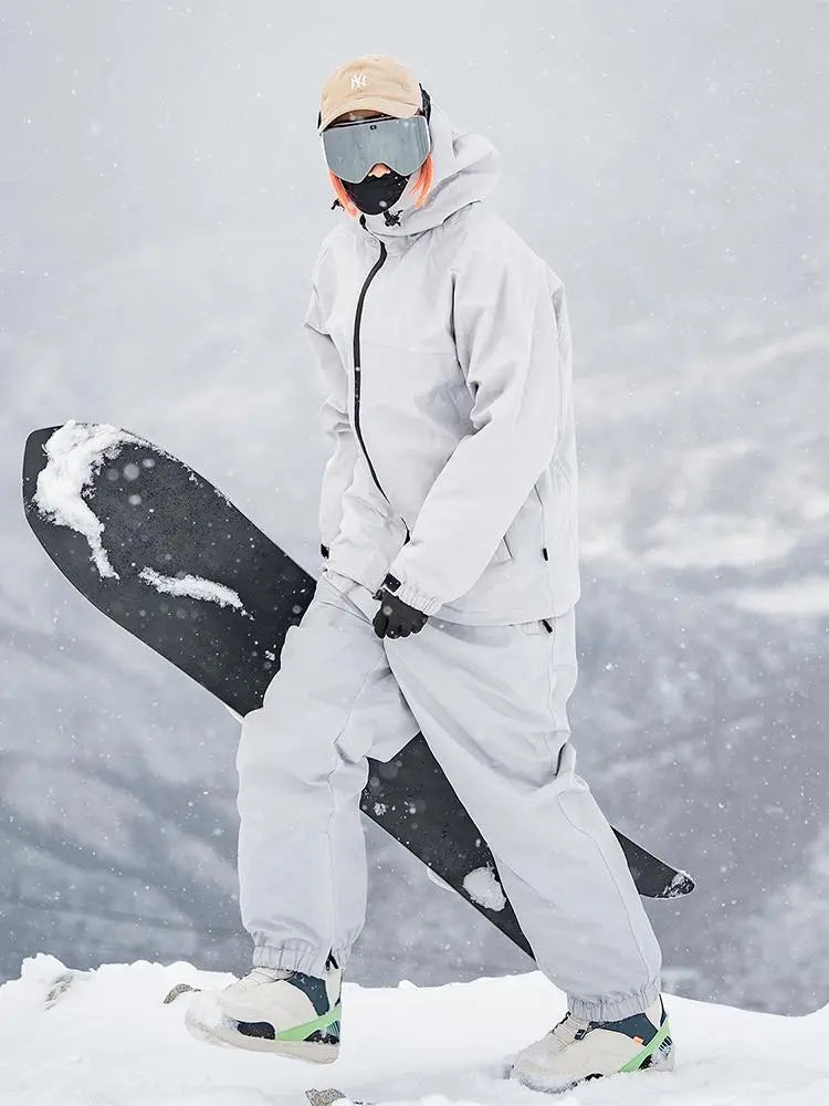 Adult Adventure Snowsuits 3L Ski Jacket Pants Set Outfits